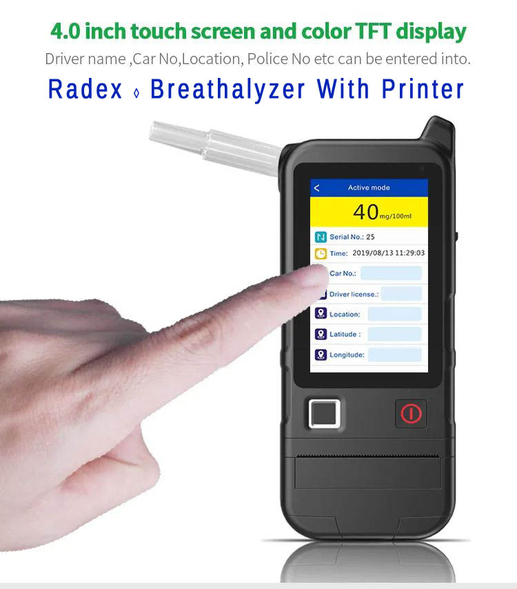 Alcohol Breath Analyser With Printer Image 4